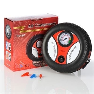 Portable Car Tire Inflator & Battery Booster — Easy & Fast!