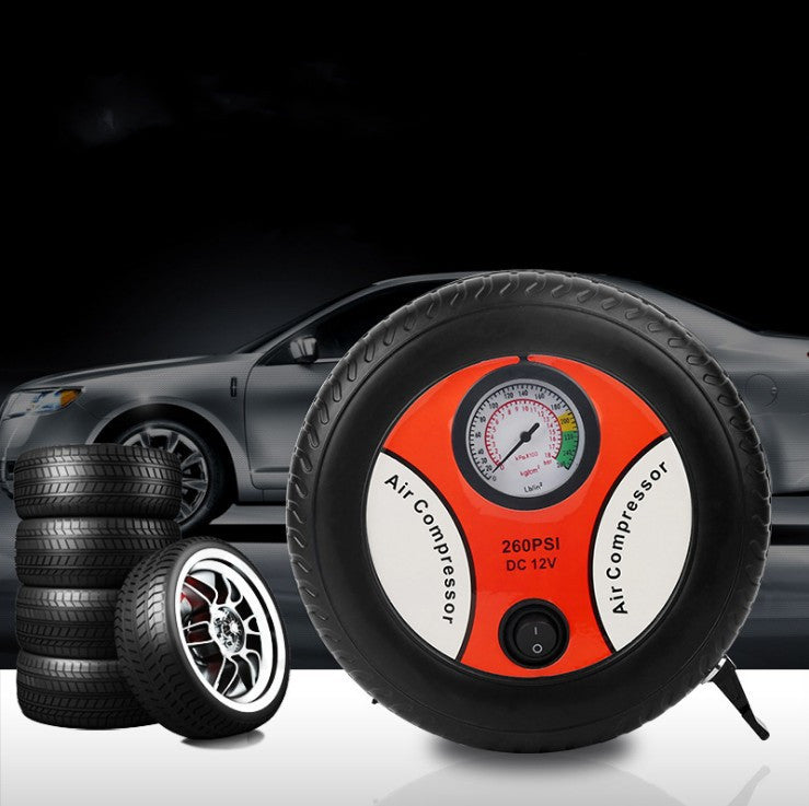 Portable Car Tire Inflator & Battery Booster — Easy & Fast!