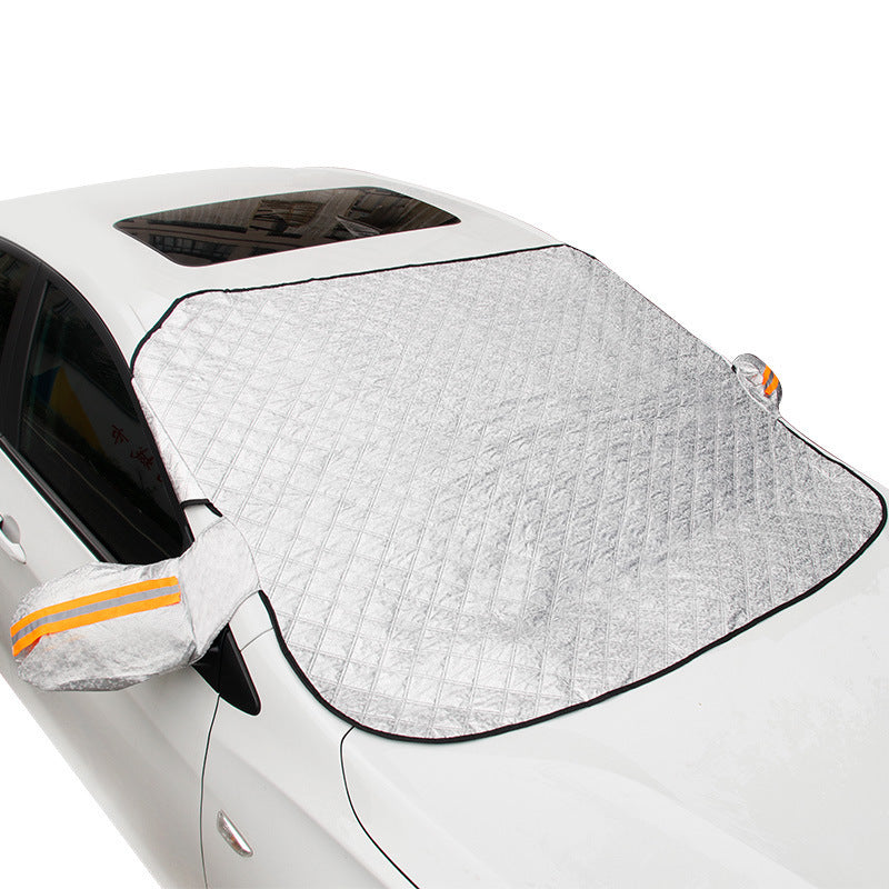 Cozy Winter Snow Shield for Your Car’s Windshield